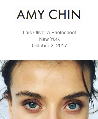 Amy Chin Beauty Lais Oliveira Photoshoot Using Saison Organic Skin Care